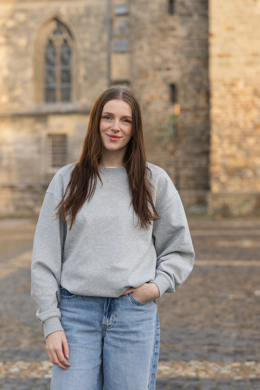 WRSH⁠P Oversized Unisex Sweatshirt – Grijs